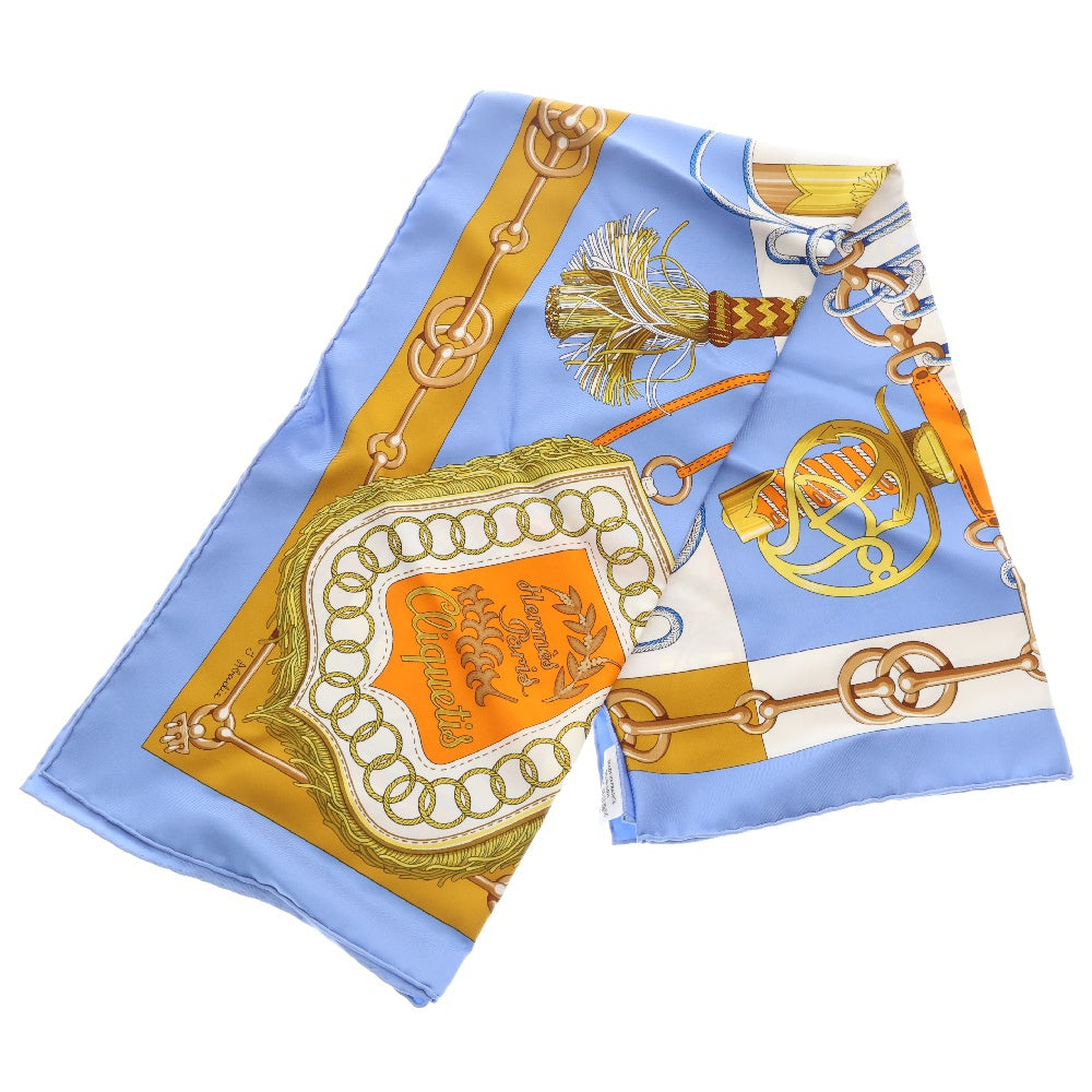 HERMES(エルメス) 22SS Carre Scarf Cliqutis カレ90 クリケティス シルクスカーフ マルチ