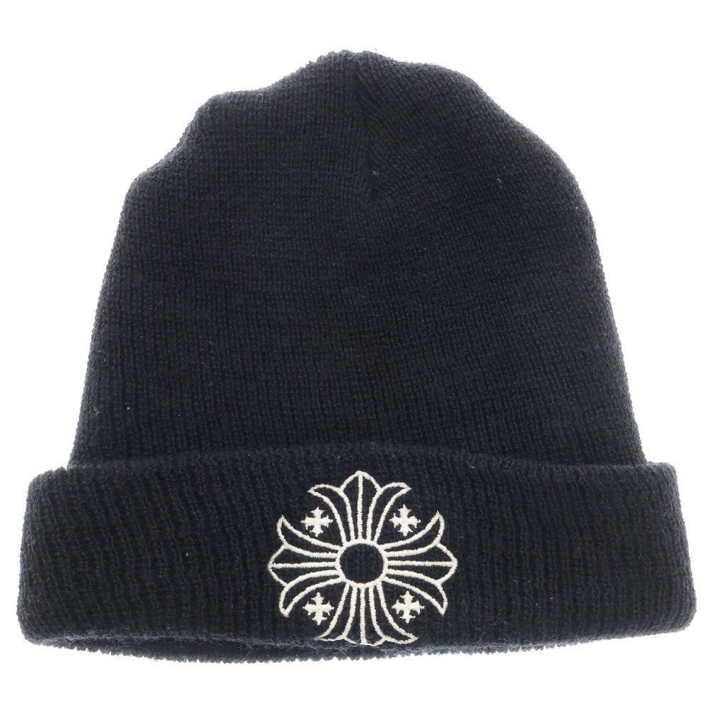 CHROME HEARTS(クロムハーツ) WOOL WATCH CAP CHプラス刺繍ウールビーニー ニット帽 ニットキャップ ブラック