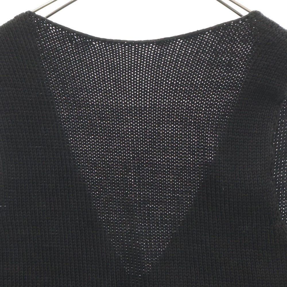 CHROME HEARTS(クロムハーツ) #10 DAGGER ZIP VEST オールド ダガージップ ニットベスト ブラック