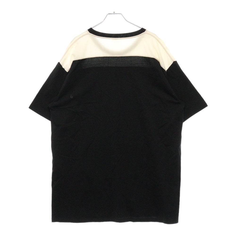 CELINE(セリーヌ) 21SS Front Logo Print Tee 2X839500O フロントロゴ プリント 半袖Tシャツ カットソー スタッズ付き ブラック/ホワイト