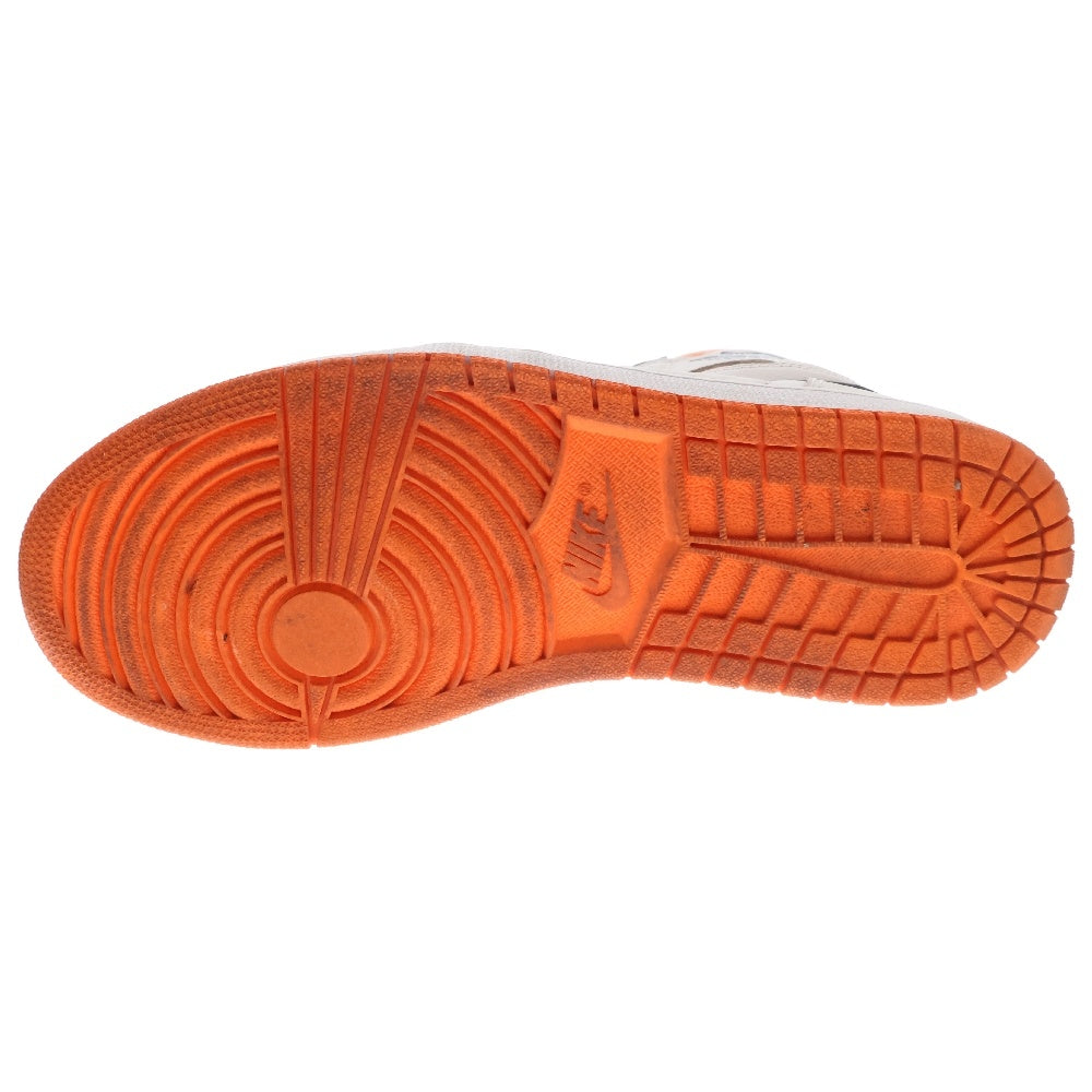 NIKE(ナイキ) AIR JORDAN 1 HIGH OG ELECTRO ORANGE 555088-180 エア ジョーダン 1 ハイ エレクトロオレンジ ハイカットスニーカー ホワイト/オレンジ US9/27cm