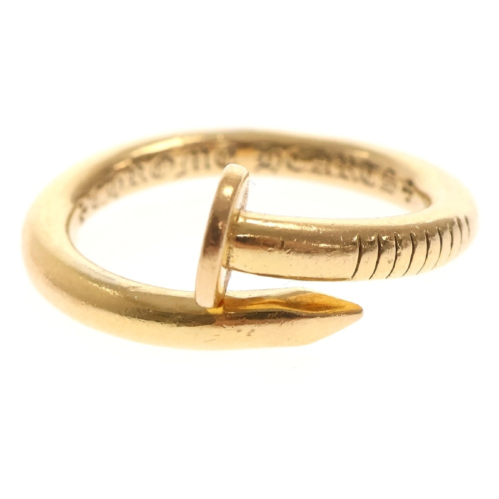 CHROME HEARTS(クロムハーツ) 22K NAIL FLAT ネイルフラット ゴールドリング ゴールド