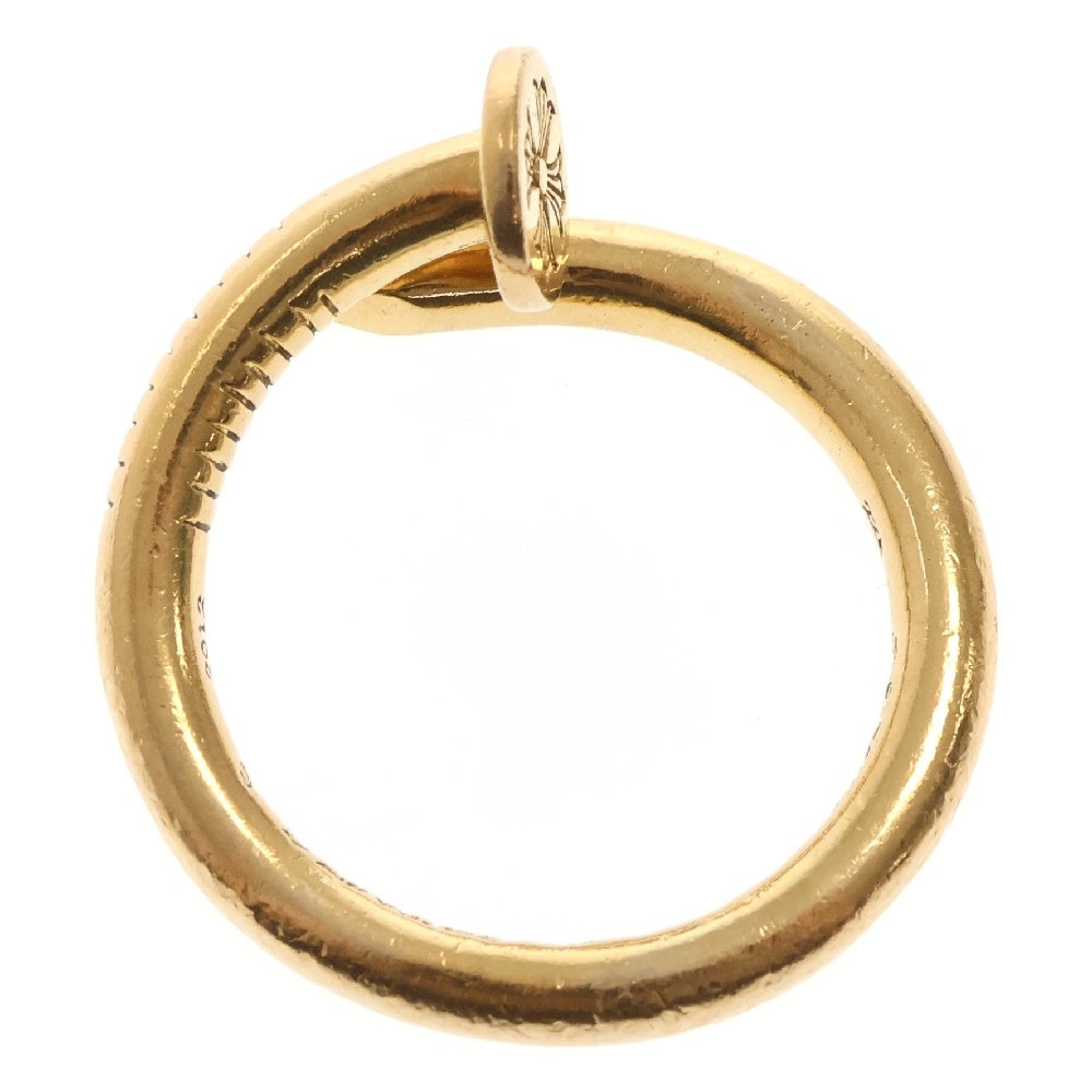 CHROME HEARTS(クロムハーツ) 22K NAIL FLAT ネイルフラット ゴールドリング ゴールド