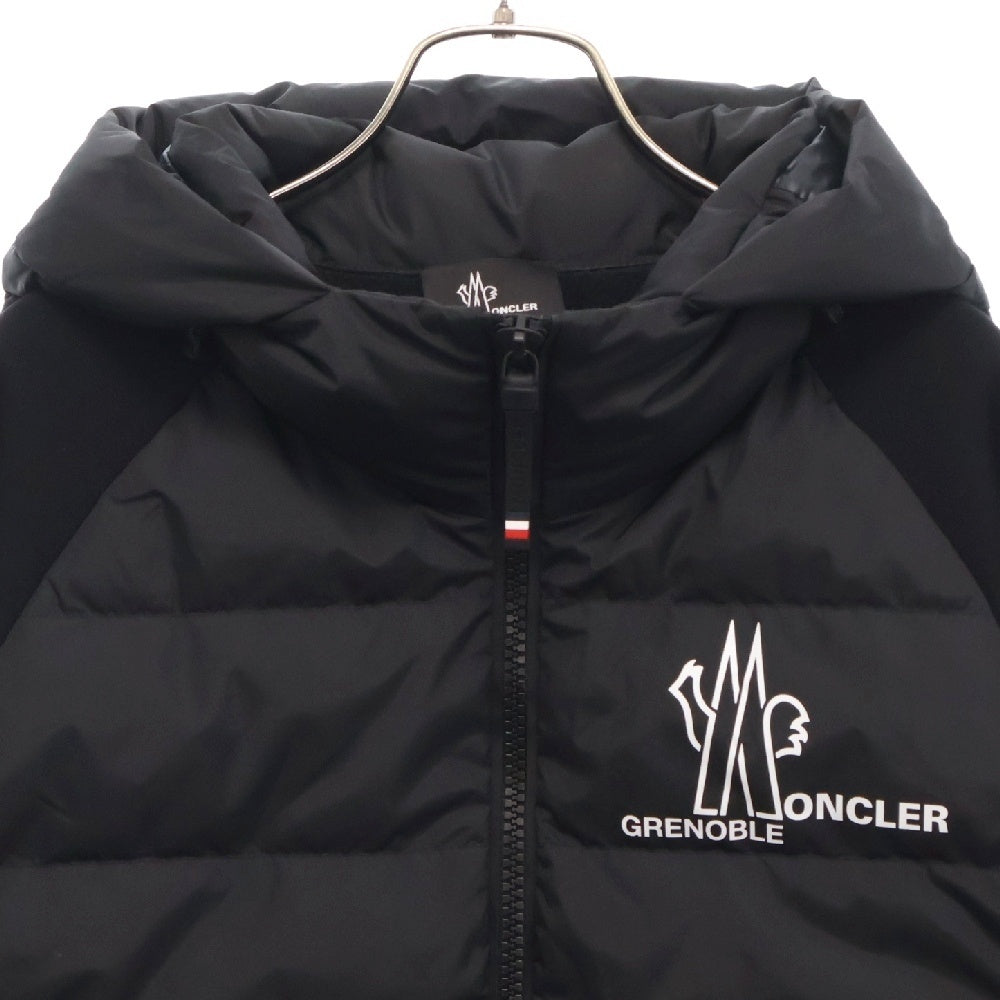 MONCLER GRENOBLE(モンクレールグルノーブル) MAGLIA CARDIGAN J20978G00026 899IG マグリア ダウン切り替えジップアップジャケット ブラック