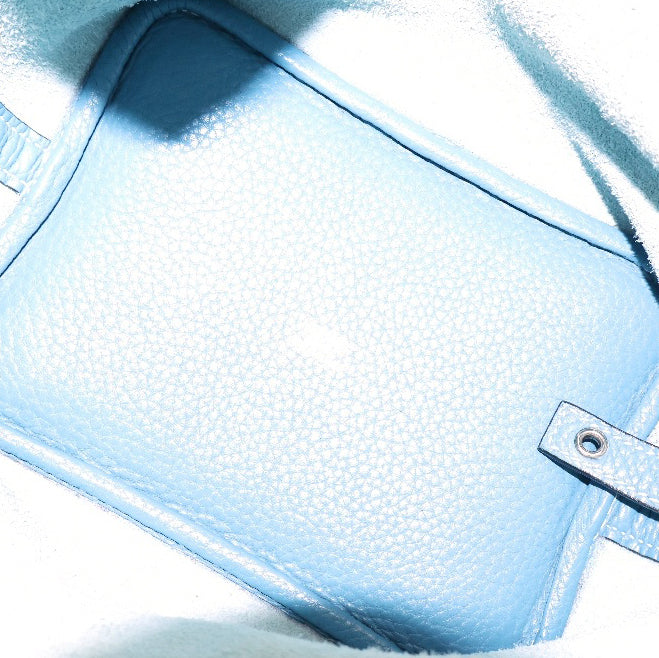 HERMES(エルメス) ピコタンロックPM トリヨンクレマンス ターコイズ □R刻印 ハンドバッグ ブルー