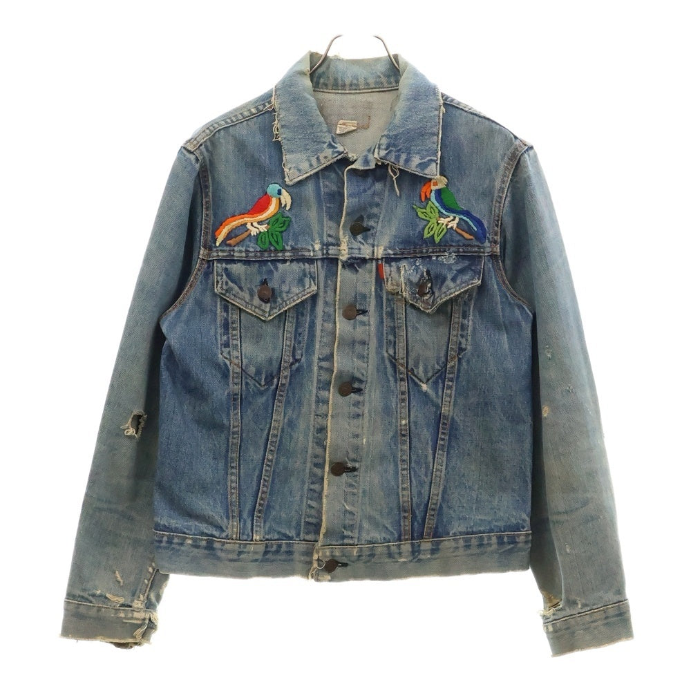 Levi's(リーバイス) 70's VINTAGE 70505 BIGE ボタン裏524 4th フォース ヴィンテージ デニムジャケット トラッカージャケット インディゴ ※カスタム品