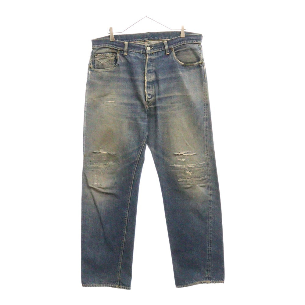Levi's(リーバイス) 50S～60S VINTAGE 501 XXギャラ入り紙パッチ BIG E ボタンフライデニムパンツ インディゴ