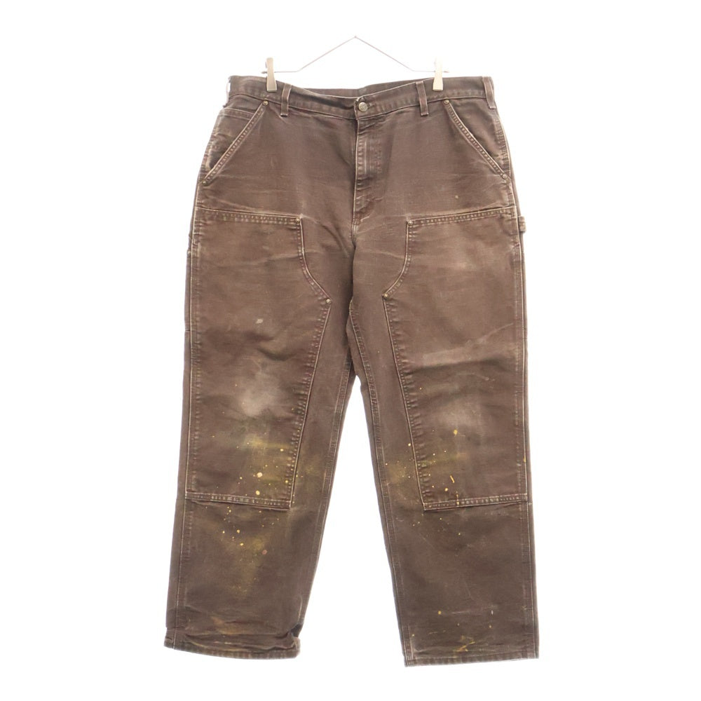 CARHARTT(カーハート) Double Knee ダブルニー カーペンターパンツ ペインター コットンダック ブラウン