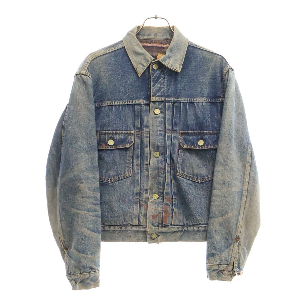 Levi's(リーバイス) 50S VINTAGE 2nd 517XX 紙パッチ BIG E 裏地ブランケット デニムジャケット インディゴ