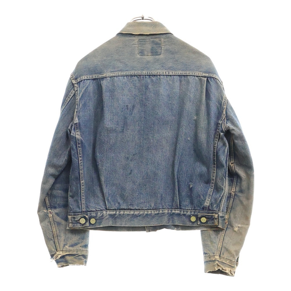 Levi's(リーバイス) 50S VINTAGE 2nd 517XX 紙パッチ BIG E 裏地ブランケット デニムジャケット インディゴ