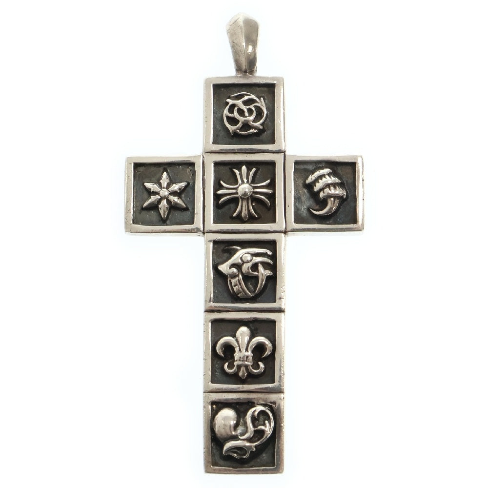 CHROME HEARTS(クロムハーツ) MULTI FRAMED CROSS マルチフレームドクロス ペンダントトップ シルバー BCA292