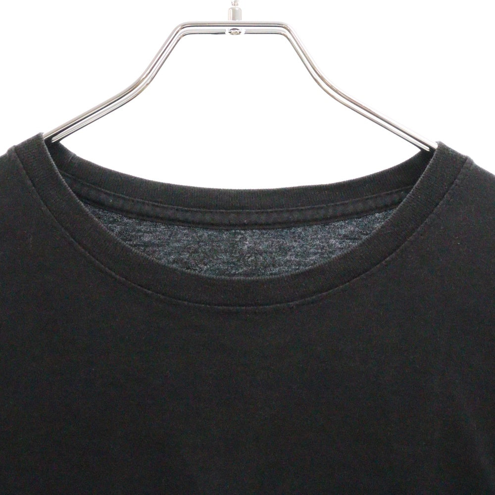 CHROME HEARTS(クロムハーツ) CH PLS L/S TEE CHプラス バックロゴプリント ロングスリーブ 長袖 ポケットTシャツ カットソー ブラック