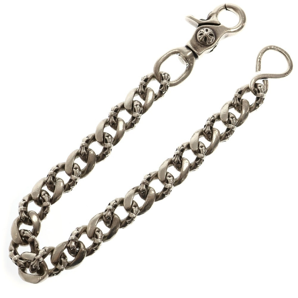 CHROME HEARTS(クロムハーツ) FANCY SHORT-S/1クリップショートファンシー ウォレットチェーン シルバー BCA076
