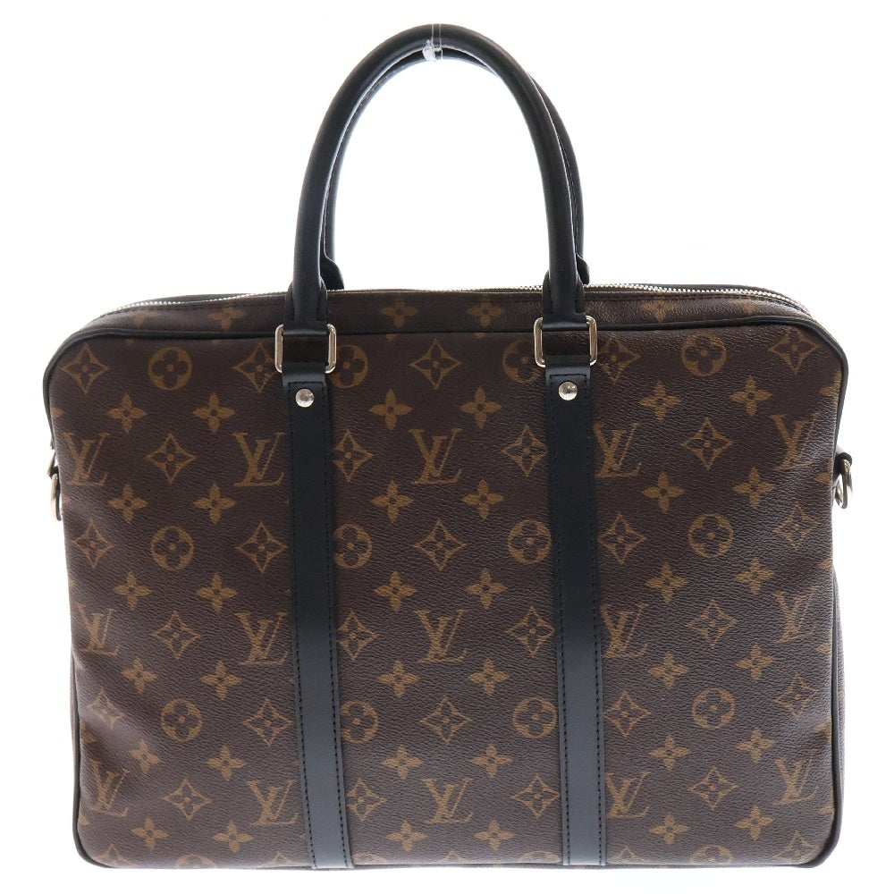 LOUIS VUITTON(ルイヴィトン) モノグラム マカサーPDV PM ビジネスバッグ M52005 ブラウン