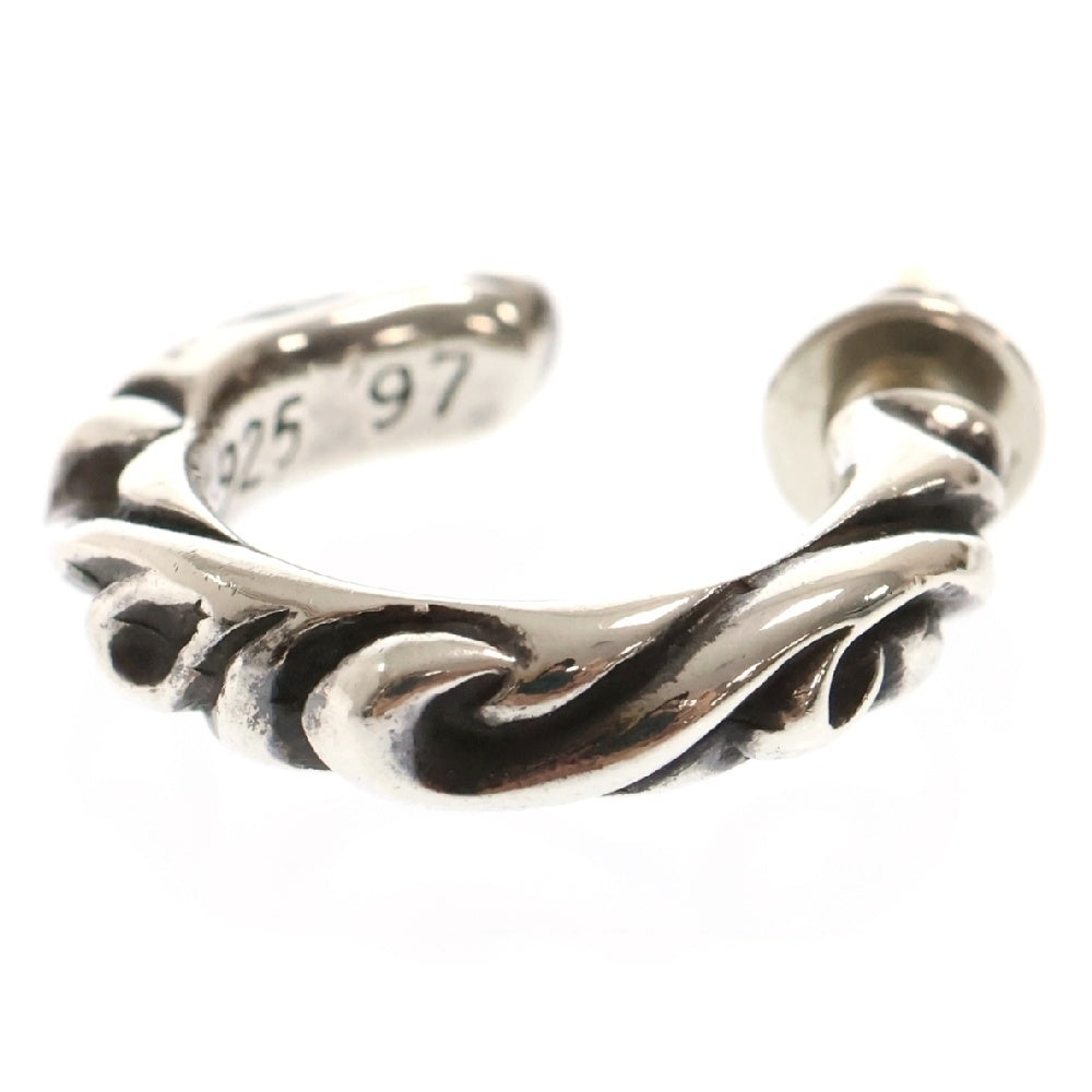 CHROME HEARTS(クロムハーツ) HOOP SCROOL スクロール フープピアス シルバー