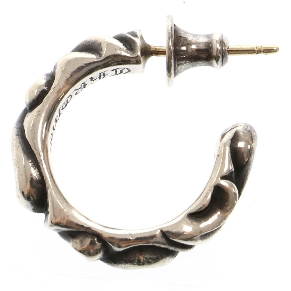 CHROME HEARTS(クロムハーツ) HOOP SCROOL スクロール フープピアス シルバー