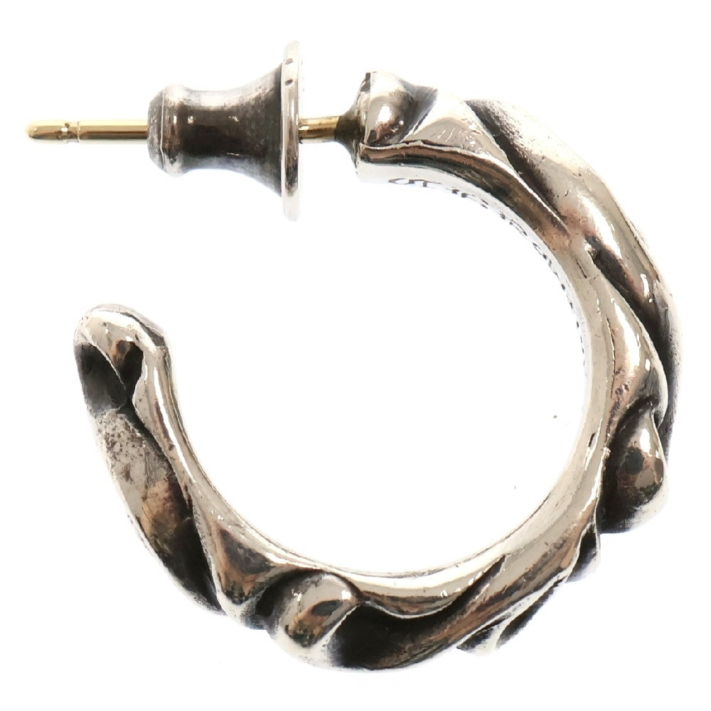 CHROME HEARTS(クロムハーツ) HOOP SCROOL スクロール フープピアス シルバー