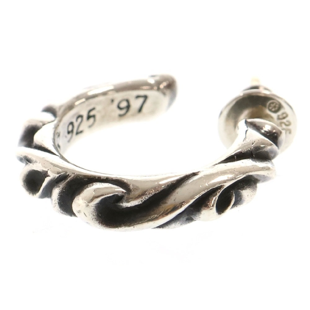 CHROME HEARTS(クロムハーツ) HOOP SCROOL スクロール フープピアス シルバー