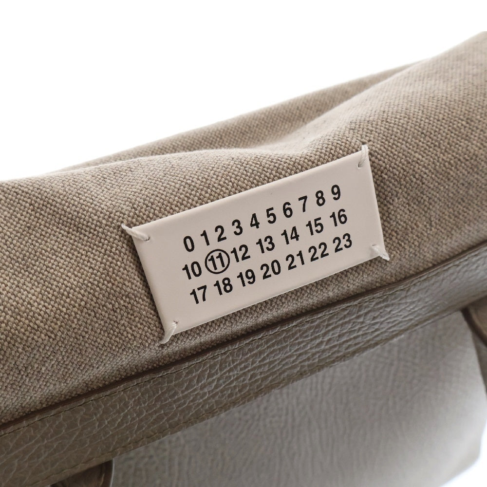 Maison Margiela(メゾンマルジェラ) 5AC Tote ファイブエーシー レザー ショルダーバッグ トートバッグ ベージュ SB1WA0004