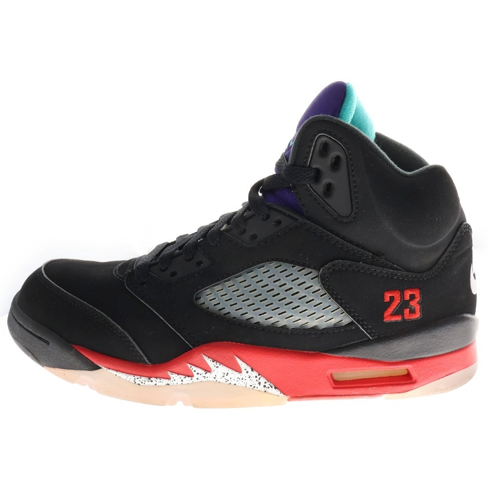 NIKE(ナイキ) AIR JORDAN5 RETRO TOP3 CZ1786-001 エアジョーダン5 トップ3 ハイカットスニーカー ブラック US8/26.0cm