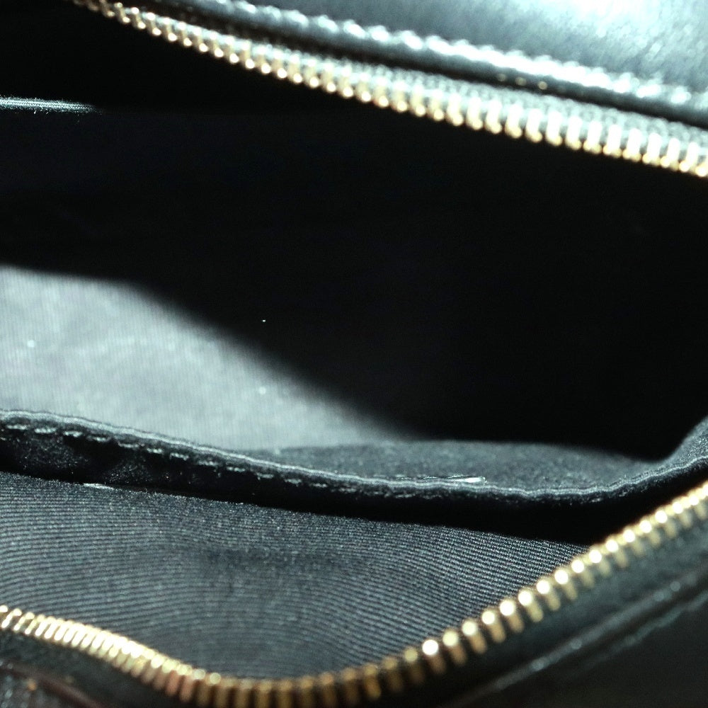 YVES SAINT LAURENT(イヴサンローラン) ルー ショルダーバッグ 斜め掛けバッグ ロゴ ブラック レザー ゴールド 金具 612579