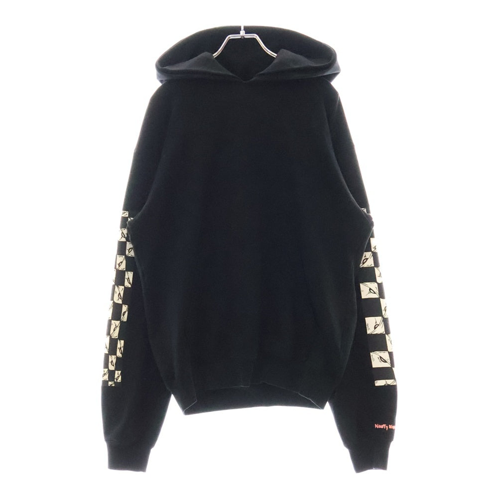 CHROME HEARTS(クロムハーツ) PPO FXXK U DBL CHOMPER HD PLVR MATTY BOY バックプリント チョンパー ダブルフーディー プルオーバーパーカー ブラック