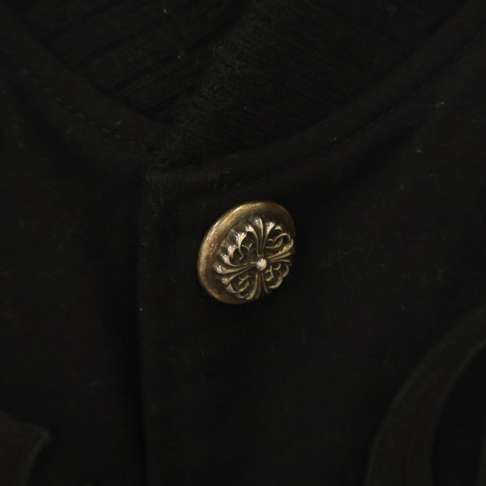 CHROME HEARTS(クロムハーツ) LETTERMAN レターマン CHマルチレザーパッチレザースリーブブルゾン ジャケット ブラック/シルバー