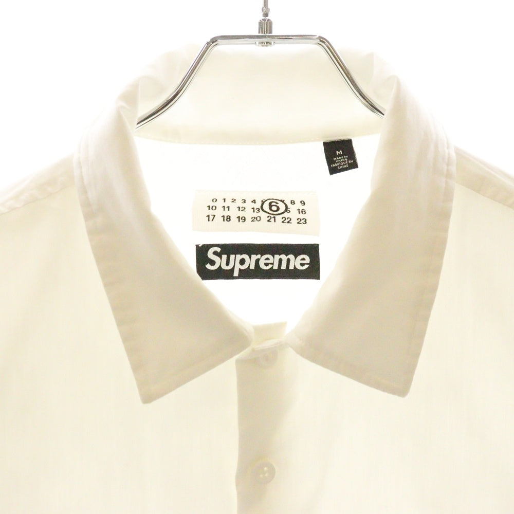 SUPREME(シュプリーム) 24SS ×MM6 Maison Margiela Padded Shirt エムエムシックス メゾンマルジェラ 中綿 パデット シャツ ホワイト