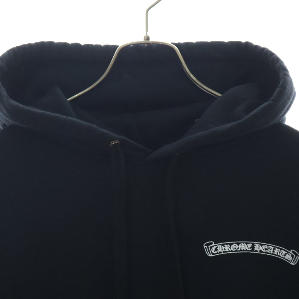 CHROME HEARTS(クロムハーツ) MARINA ABRAMOVIC Hoodie マリナ アブラモビッチ バック ロゴプリント プルオーバー パーカー ブラック