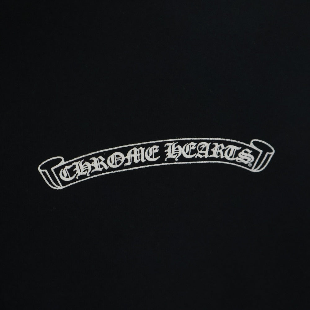 CHROME HEARTS(クロムハーツ) MARINA ABRAMOVIC Hoodie マリナ アブラモビッチ バック ロゴプリント プルオーバー パーカー ブラック