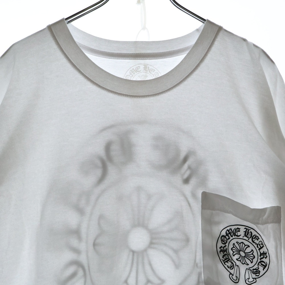 CHROME HEARTS(クロムハーツ) Horseshoe S/S Tee ホースシューロゴ半袖Tシャツ ホワイト