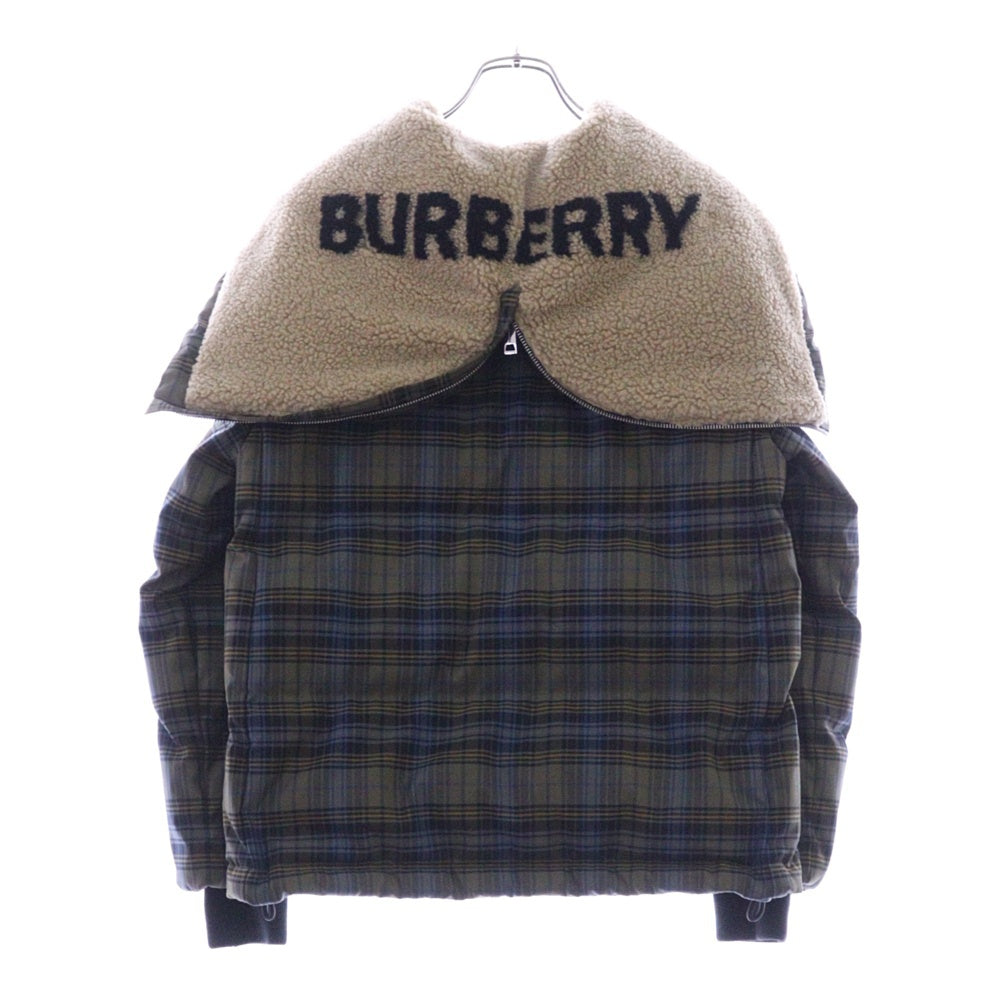 BURBERRY(バーバリー) ボアフラップマルチチェックショートダウンジャケット レディース 8035940 マルチ