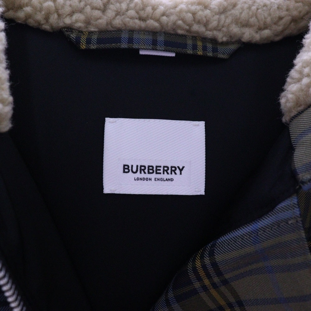 BURBERRY(バーバリー) ボアフラップマルチチェックショートダウンジャケット レディース 8035940 マルチ