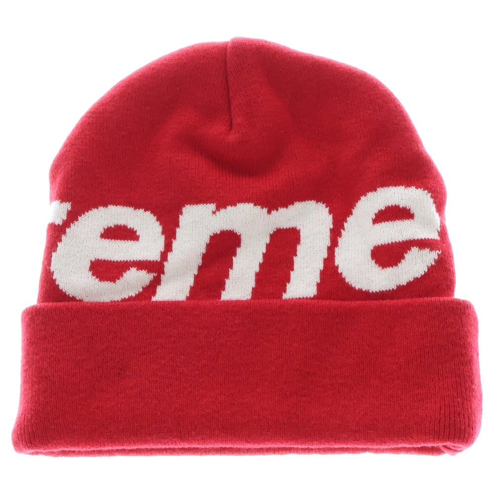 SUPREME(シュプリーム) 23AW Big Logo Beanie Red ビッグロゴカシミヤ混ニット帽 ビーニー レッド