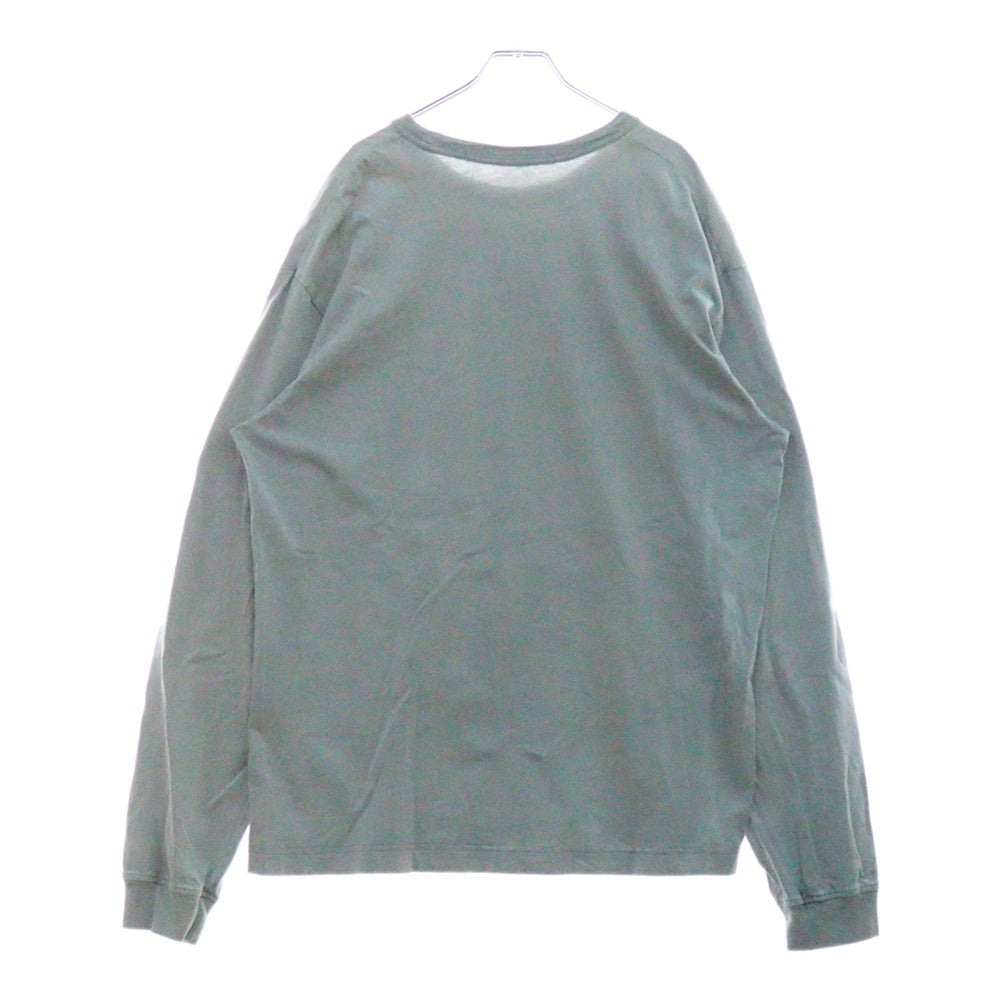 ALEXANDER WANG(アレキサンダーワン) アシッドウォッシュ ロゴプリント長袖Tシャツ UCC3221537 ブラック
