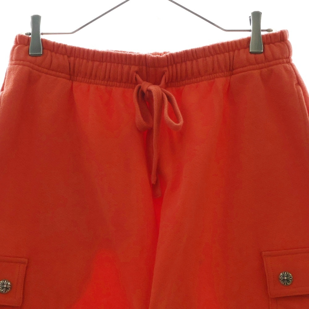 CHROME HEARTS(クロムハーツ) ×MATTY BOY SHORTS マッティボーイ ロゴプリント スウェットショーツ カーゴハーフパンツ レッド