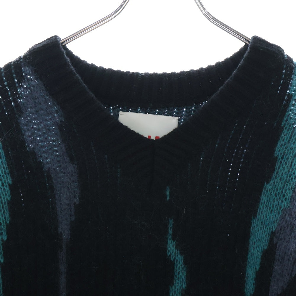 ORIMI(オリミ) 22AW MIDNIGHT SWEATER ミッドナイト Vネック ニットセーター ブラック A22502