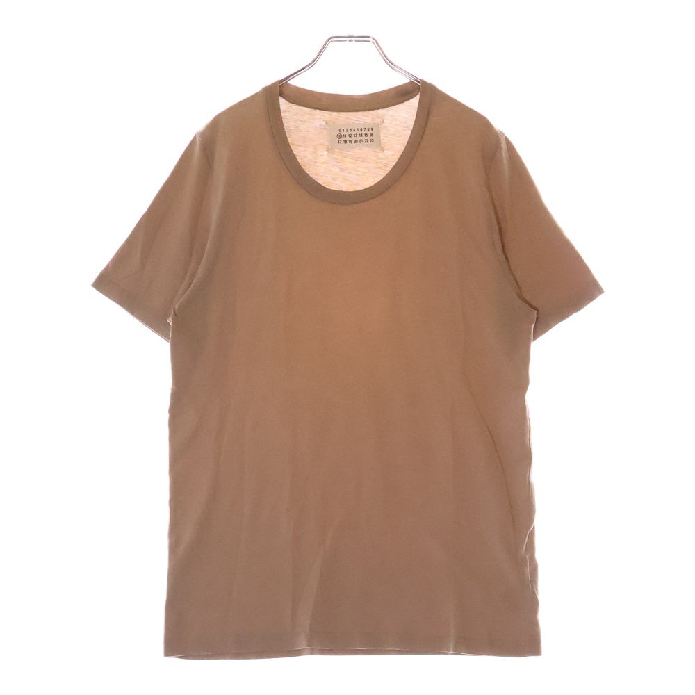 Maison Margiela(メゾンマルジェラ) 15SS コットンクルーネック半袖Tシャツ ベージュ S30GC0504