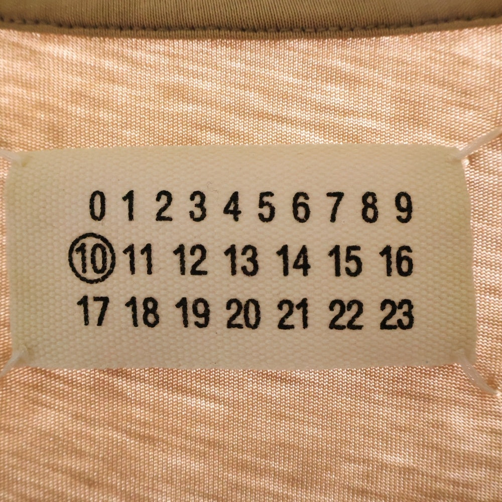 Maison Margiela(メゾンマルジェラ) 15SS コットンクルーネック半袖Tシャツ ベージュ S30GC0504