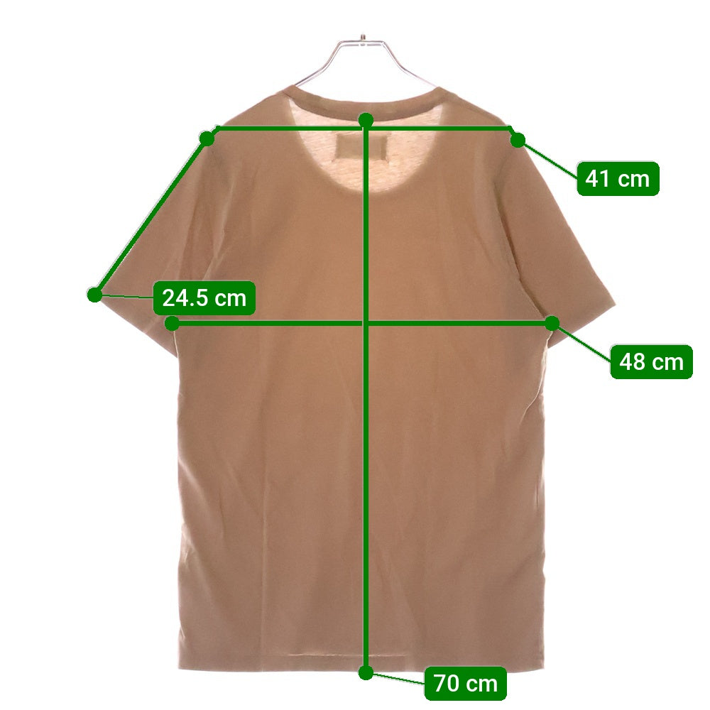 Maison Margiela(メゾンマルジェラ) 15SS コットンクルーネック半袖Tシャツ ベージュ S30GC0504