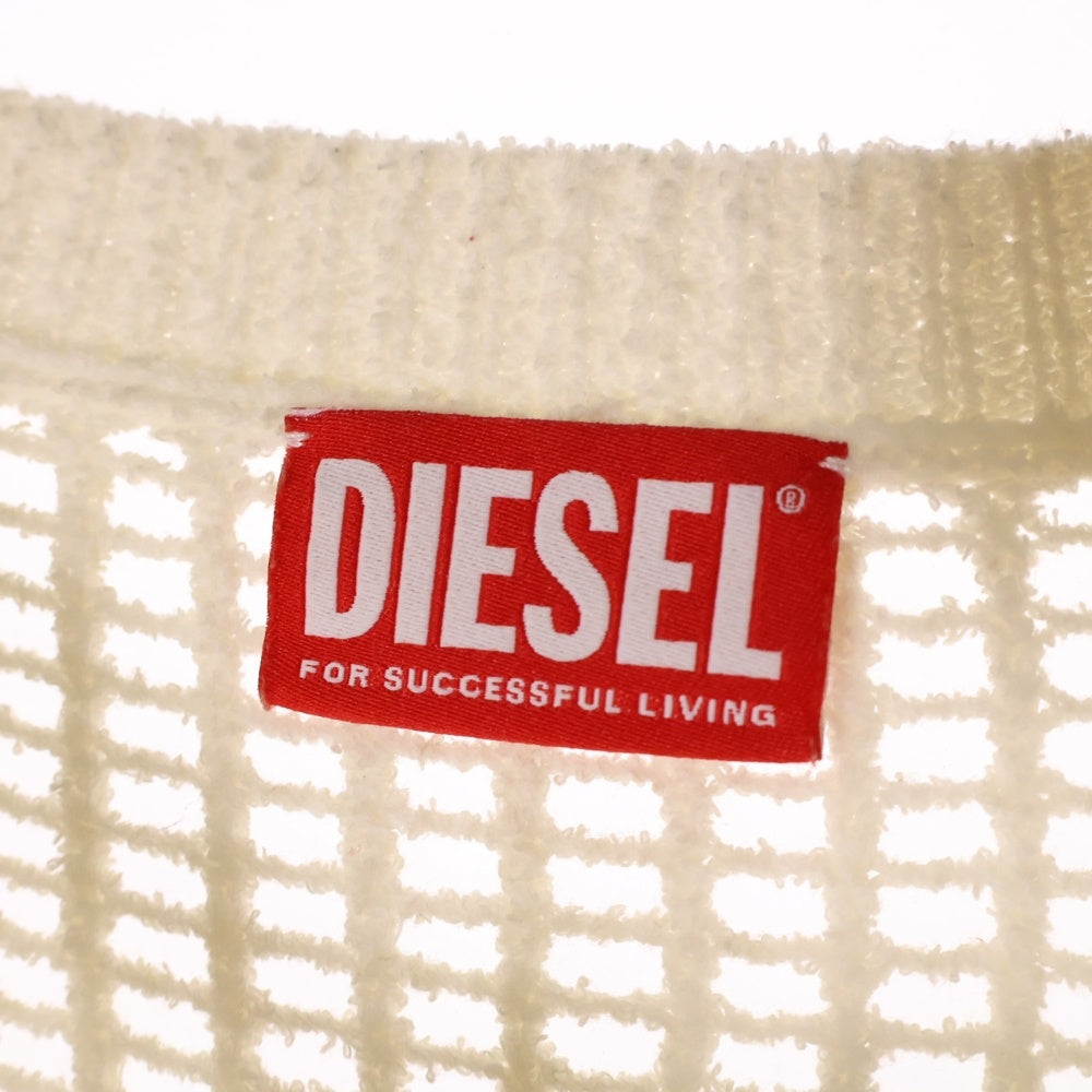 DIESEL(ディーゼル) オーバーサイズニット セーター ベージュ K-SKUAT