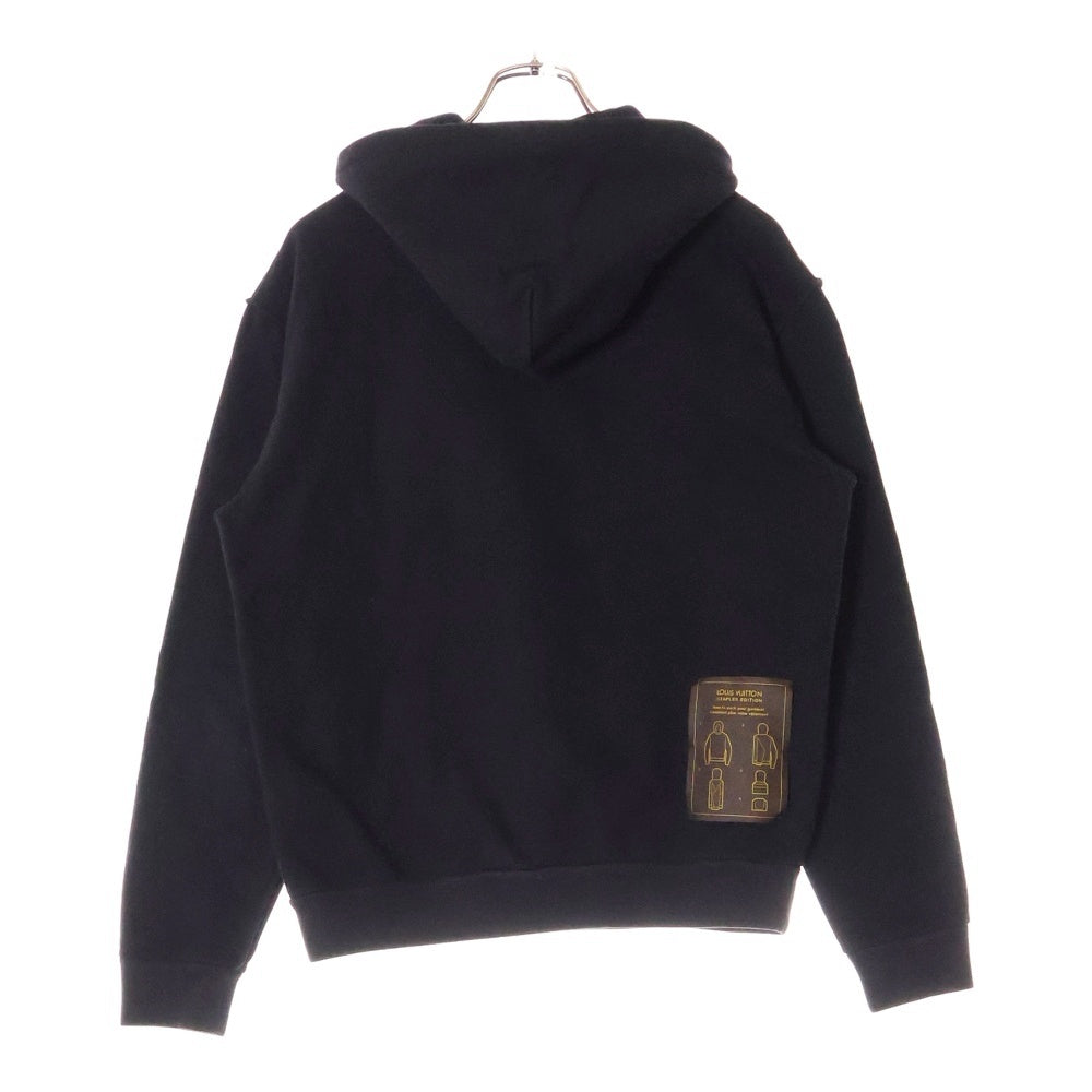 LOUIS VUITTON(ルイヴィトン) 21SS インサイドアウトプルオーバーフーディーパーカー RM211Q NPH HIY48W ブラック
