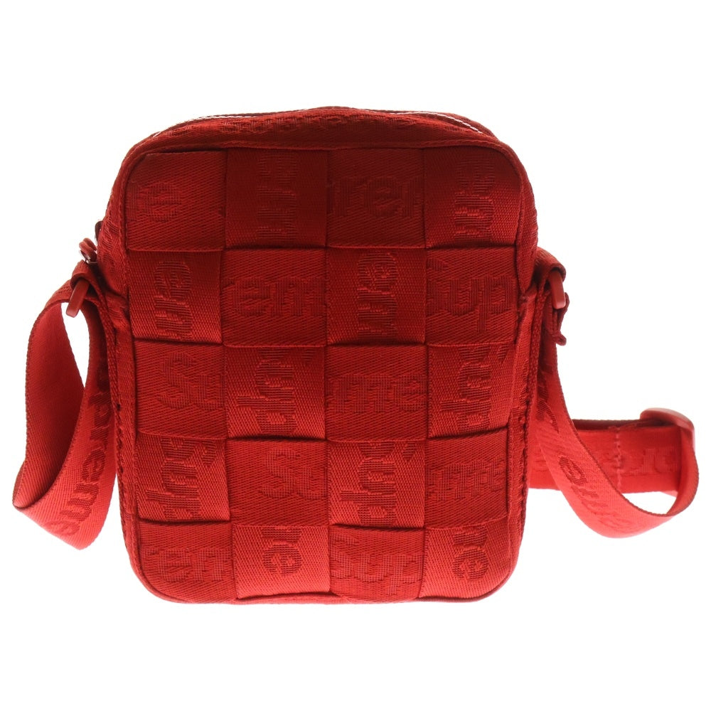 SUPREME(シュプリーム) 23SS Woven Shoulder Bag ウーブン ショルダーバッグ レッド