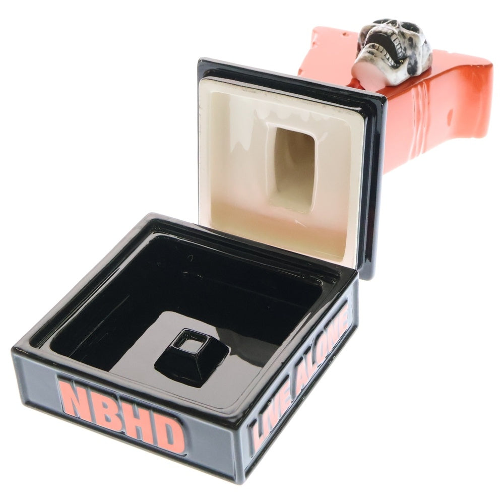 VLONE(ヴィーロン) ×NEIGHBORHOOD INCENSE CHAMBER 283000469018 ネイバーフッド お香立て ブラック/オレンジ ■