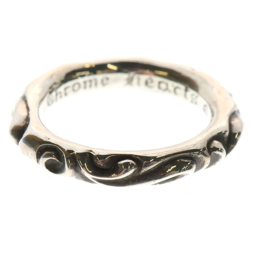 CHROME HEARTS(クロムハーツ) SCRL BAND スクロールバンド リング シルバー BCA351