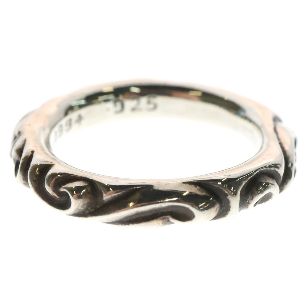 CHROME HEARTS(クロムハーツ) SCRL BAND スクロールバンド リング シルバー BCA351