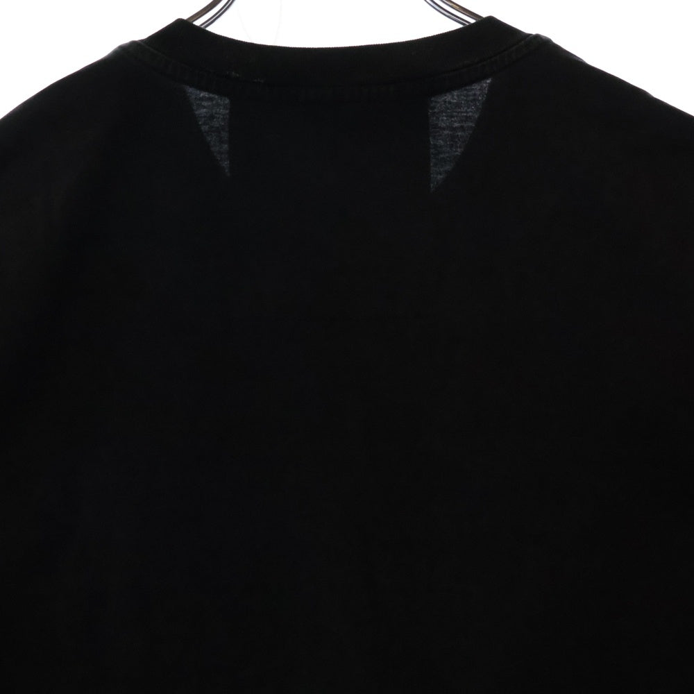 GIVENCHY(ジバンシィ) フロントロゴ刺繍 半袖Tシャツ カットソー ブラック BM716G3Y7M