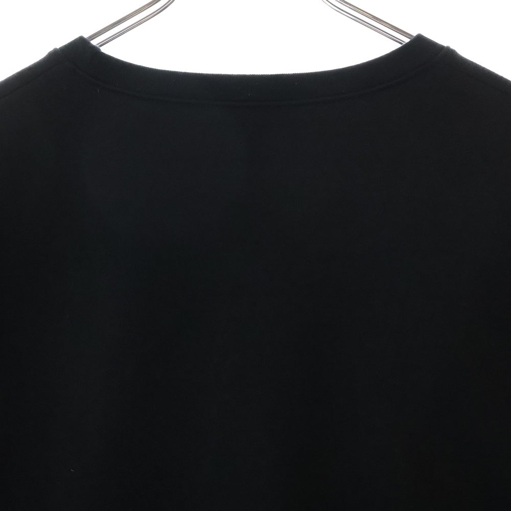 CHROME HEARTS(クロムハーツ) SWTSHRT PLVR ネックロゴプリント クルーネックスウェット トレーナー ブラック