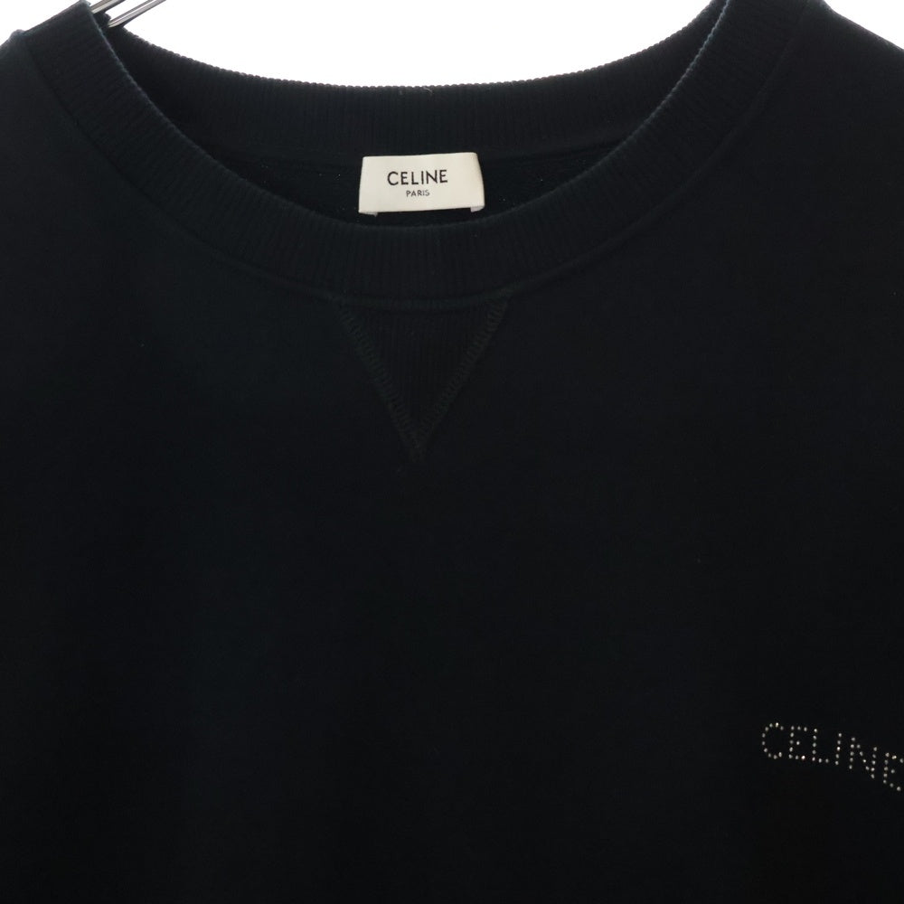 CELINE(セリーヌ) ロゴスタッズスウェットトレーナー ブラック 2Y960670Q