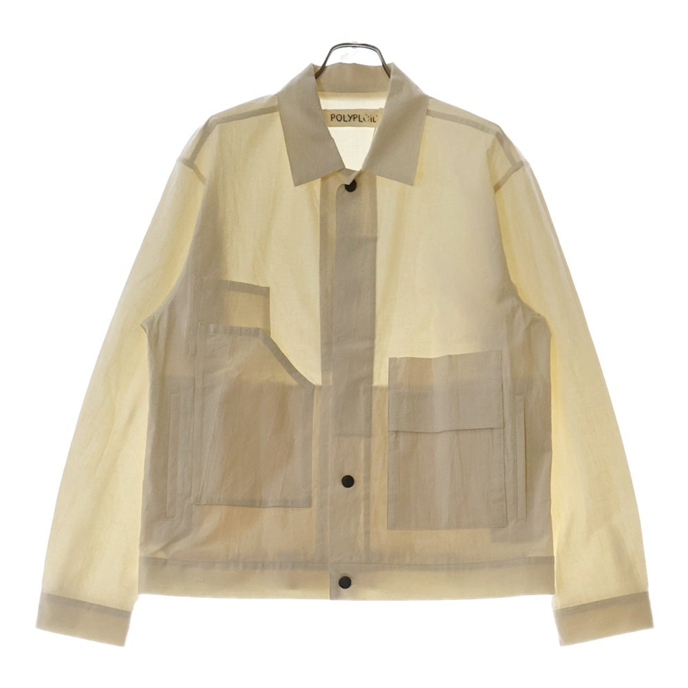 POLYPLOID(ポリプロイド) J JACKET A コットン ジャケット ホワイト 08-A-10